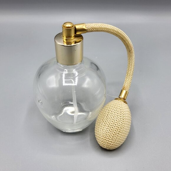 Vintage Glass Perfume Atomizer Bottle With Bulb Spray - Picture 8 of 9